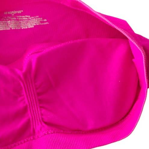 No Boundaries Hot Pink Seamless Bandeau Bra •Size Medium