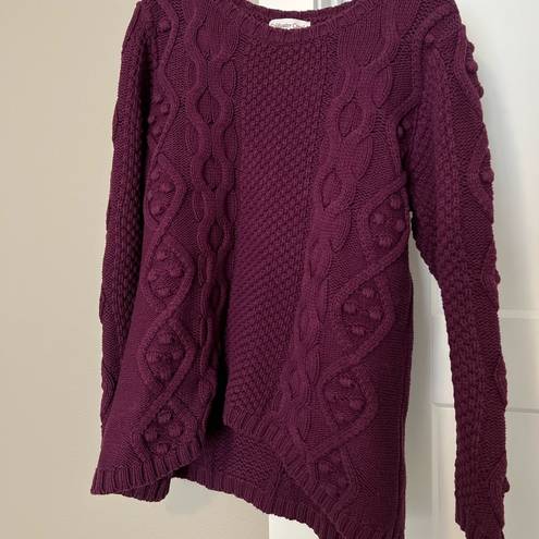 Coldwater Creek Purple Sweater