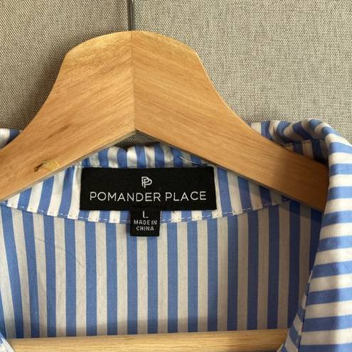 Tuckernuck  Pomander Place vertical stripe button down dress