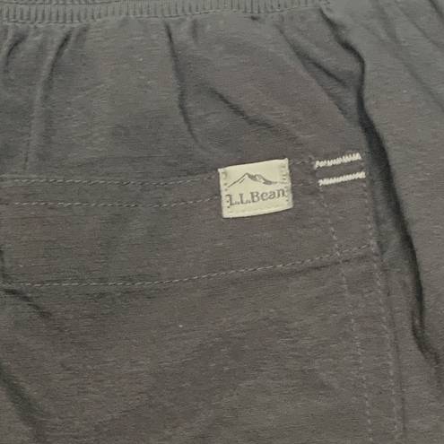 L.L.Bean  Women's Stretch Pocket Skirt Athletic Casual Active Skort Black Medium