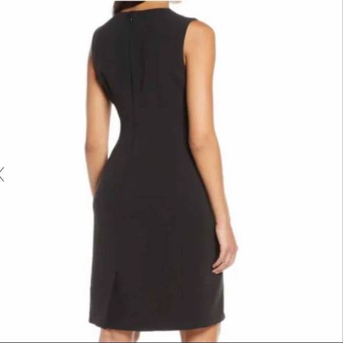 Harper   Rose Black  Work Wear Career Sheath Dress Size 4