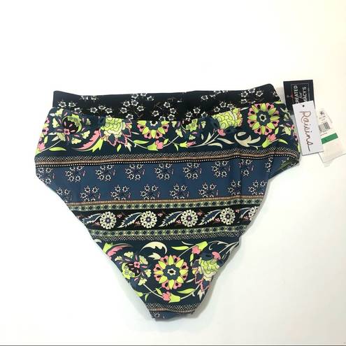 Raisin's  Mallorca Printed High-Waist Swim Bottom