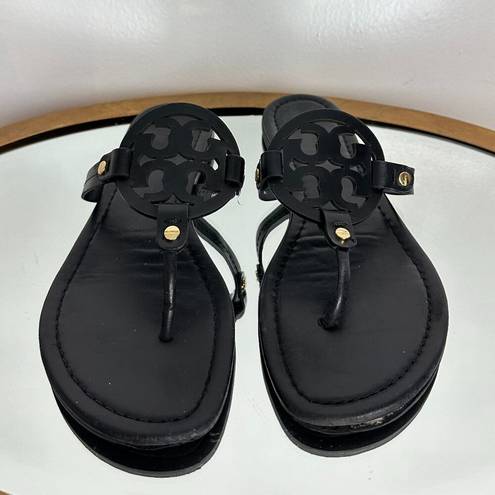 Tory Burch  Miller Sandal in Black Patent Size US 9