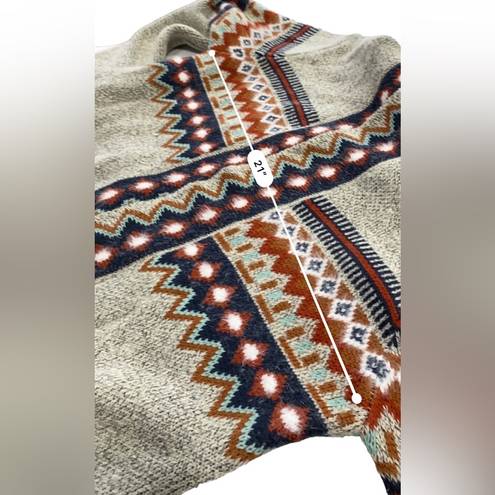 FATE. Aztec Boho Hooded Cardigan Sweater Size Large NEW Stitch Fix