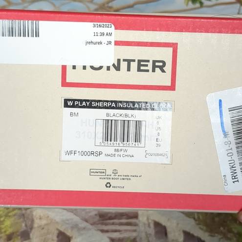 Hunter  play Sherpa insulated clogs size 8