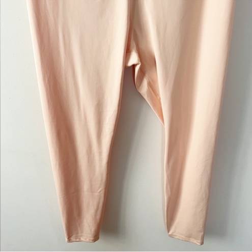 Missguided Playboy x  Ruched Waist Activewear Leggings Size 12 NEW Peach Orange