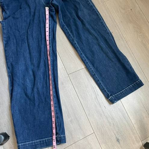 Uniqlo  High Waisted Wide Straight Denim Pants