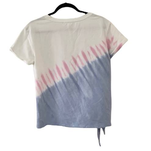 BeachLunchLounge  French Terry Side Tie Tie Dye Short Sleeve T-Shirt - XS