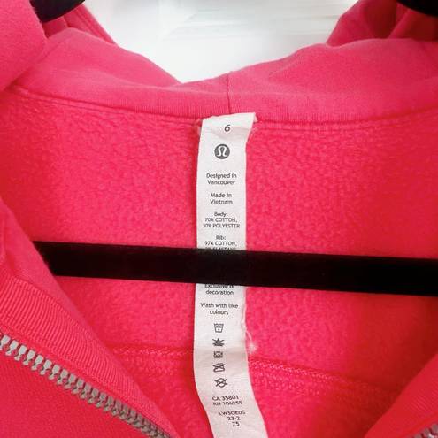 Lululemon Full Zip Cropped Scuba