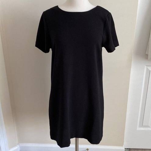 Bobeau  Black Crepe Bar Back Dress Size Small