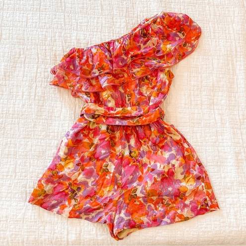 Rococo  SAND Romper Shorts Pink Ruffle Medium