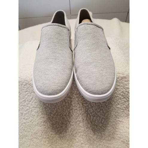 mix no. 6   Gray Knit Fabric Fraycia Slip-On Sneaker, Casual Shoe Women's Size 10