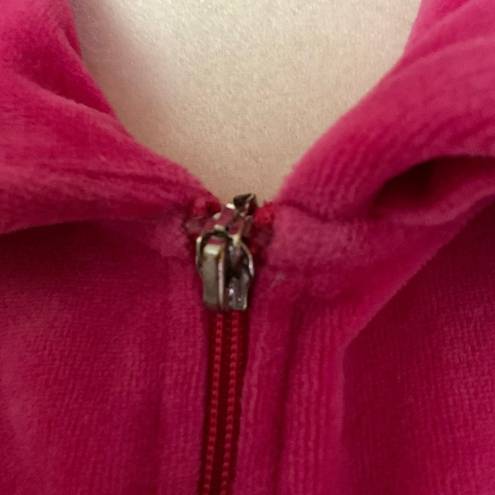 Juicy Couture  Pink Velour Tracksuit Size L FLAWS Film Motion Pictures