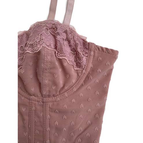 Revolve More To Come  Breanna Bustier Top Blush NWT