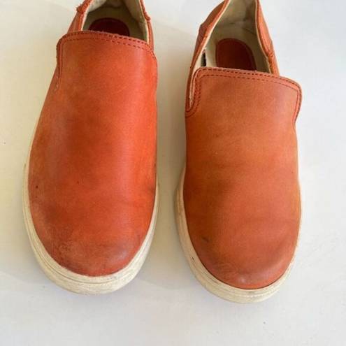 Olukai  Orange Loafers KAILUA Womens Size 8 Slip On Shoes Beach Cruise Athletic‎