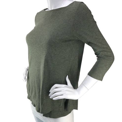 J.Jill  Pure Jill Womens Size XS Green TShirt Top Round Neck Comfort