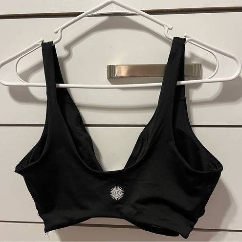 Sommer Ray  Black Wrap Sports Bra