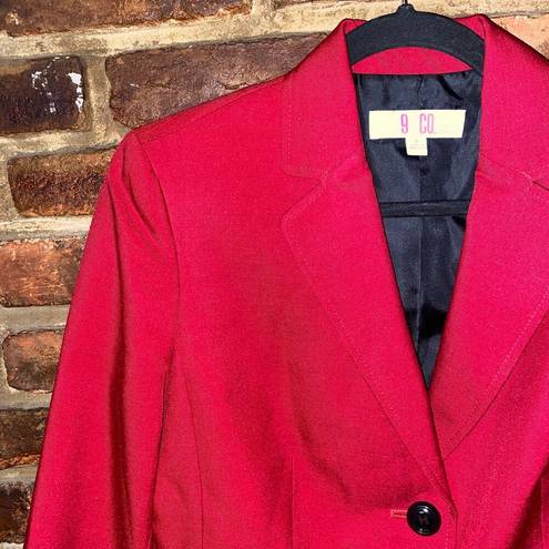 Krass&co 9 &  Maroon Red 2-Button Blazer Jacket Women's Size 6
