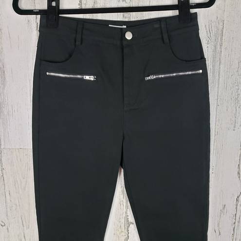 Le lis NWT  Stretchy Skinny Heavy Twill Moto Zipper Pants Women's