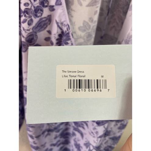 Hill House  the Simone Dress Lilac Tonal Floral print size M NWT