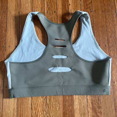 Peloton Green  Sports Bra - size L