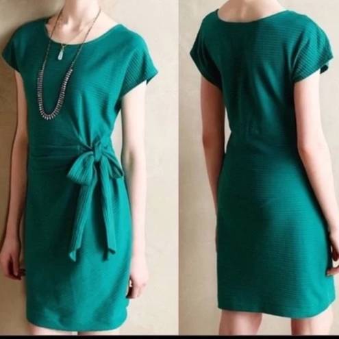 Anthropologie  Saturday Sunday emerald green retro dress sz XS