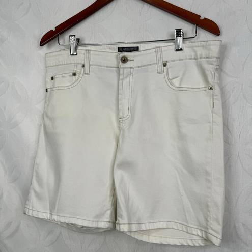 Polo  Jeans Company Ralph Lauren White Denim Jean Shorts Size 10