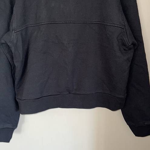 Everlane The Track Black Half-Zip Size XS