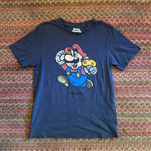 Nintendo SUPER MARIO NAVY MUSHROOM GRAPHIC TEE