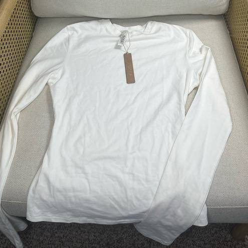 SKIMS NWT  Cotton Jersey Long Sleeve T Shirt