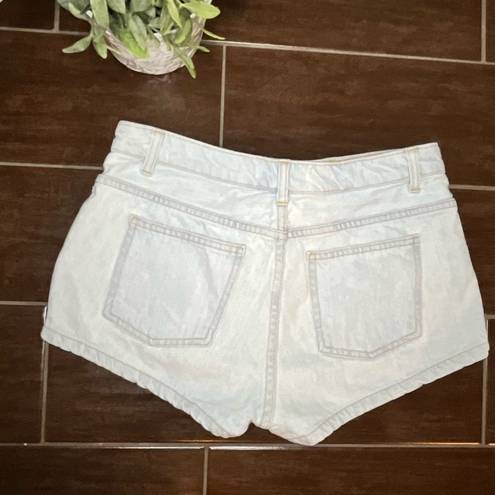 American Apparel  Front Button Denim Shorts Size 28