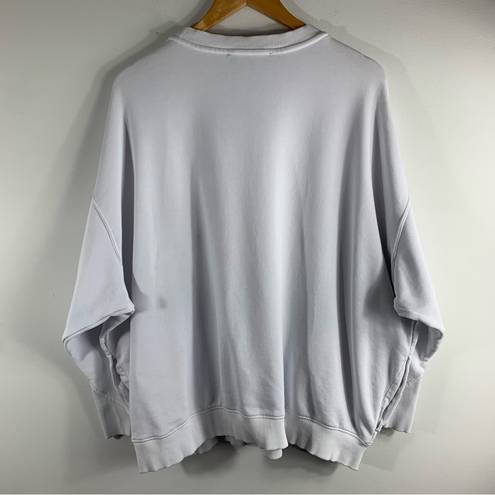 Tommy Hilfiger  Oversized White Crew Neck Sweater