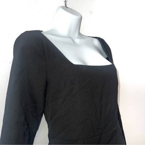 Tuckernuck  Pomander Place Black Simone Peplum Minimalist Top XS