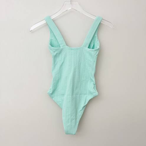 Beach Riot NWT  Tyler One Piece Swimsuit in Crème de Knit Size XS