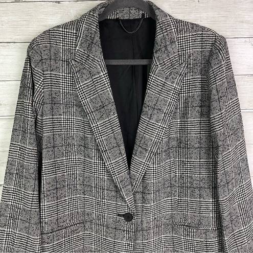 All Saints Dustie Check Duster Jacket Size 10