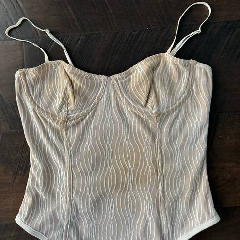 White Fox Boutique White Fox Corset Bodysuit