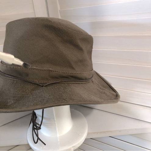 Krass&co Henschel Hat  USA vintage brown Indiana Jones style explorer hat sz women’s M