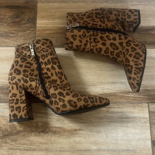 Seven Dials  Felicia animal print booties