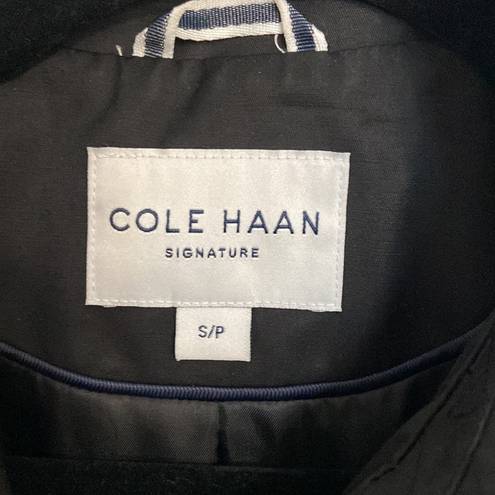 Cole Haan  Signature black trench Rain coat size S/P