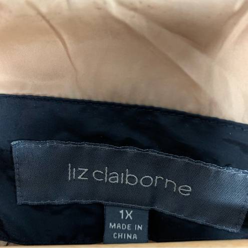 Liz Claiborne  Black Puffer Adjustable Waist Jacket