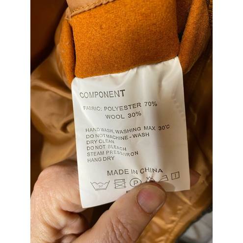 Banana Republic NWT  Jacket 2XL Germany Camel Wool Blend Outdoor Button Ribbed