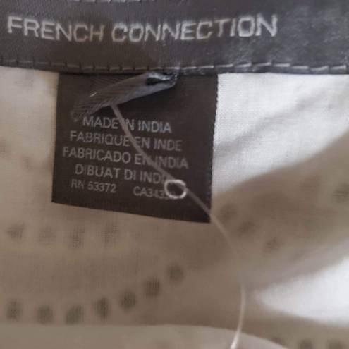 French Connection  white sleeveless eyelet dress size 4, new with tag Bust 32