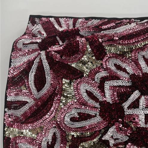 Walter Baker  Skirt Size 0 Sequin Black Designer Luxury Holiday Cocktail NWT