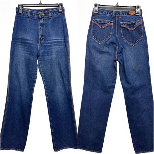 Brittania PENTIMENTO  | Vintage 80s High Waisted Straight Leg Jeans Sz 25x29