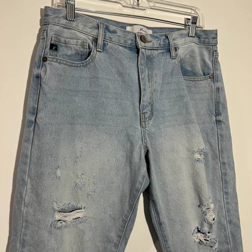 KanCan USA Kancan Sierra High Rise Straight Jeans Light Wash KC7902L Size 9/28