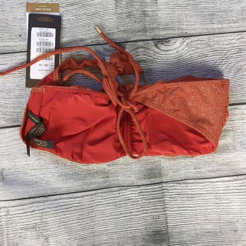 Vix Paula Hermanny  bronze gold color bikini top size large