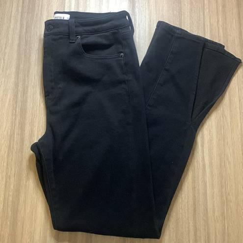 Pistola  Black Teagan Vented High Rise Straight Jeans Size 29