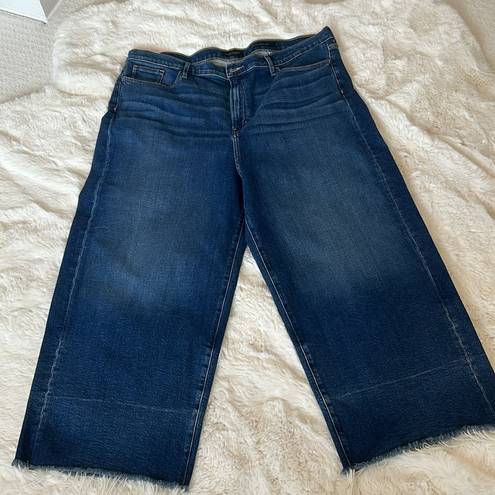 Banana Republic  High Rise Wide Leg Crop Jeans