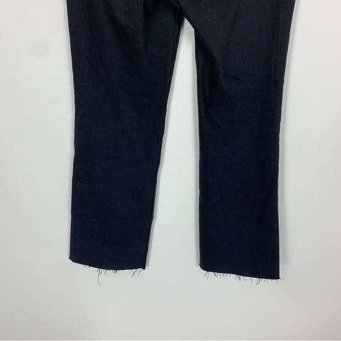 Pilcro  High Rise Cropped Flare Leg Black Jeans Size 29