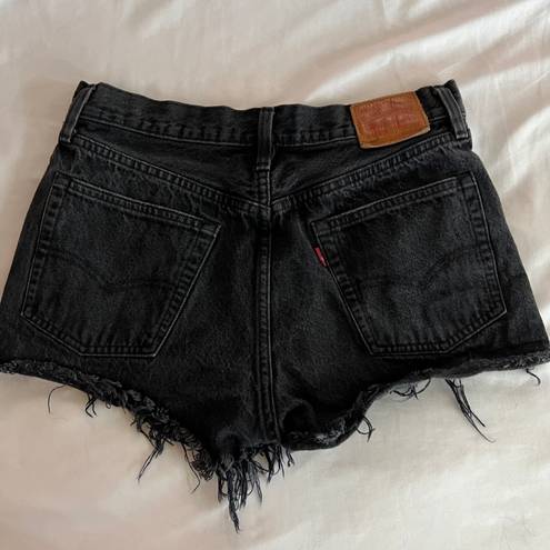Levi’s 501 black shorts